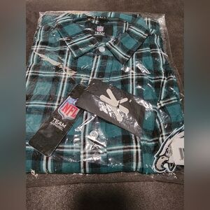 Long sleeve Philadelphia Eagles flannel shirt